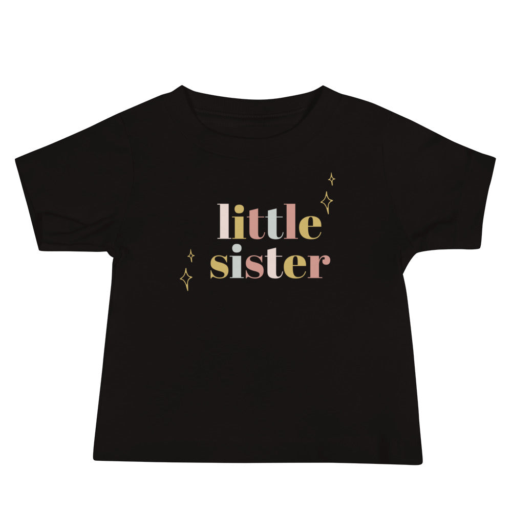 Little Sister Baby Short Sleeve Tee (6m - 24m)