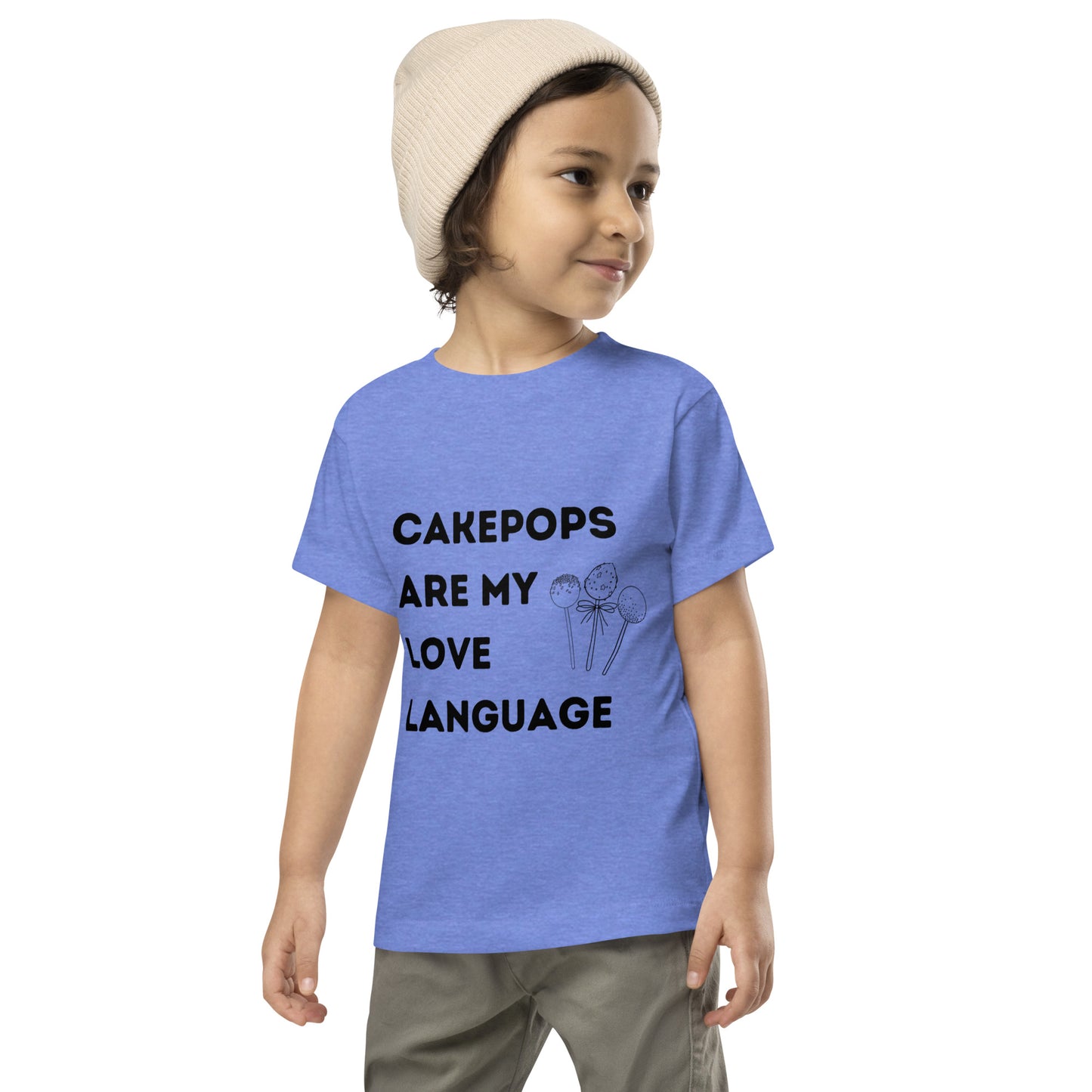 Cakepops are my LOVE Language Toddler Tee