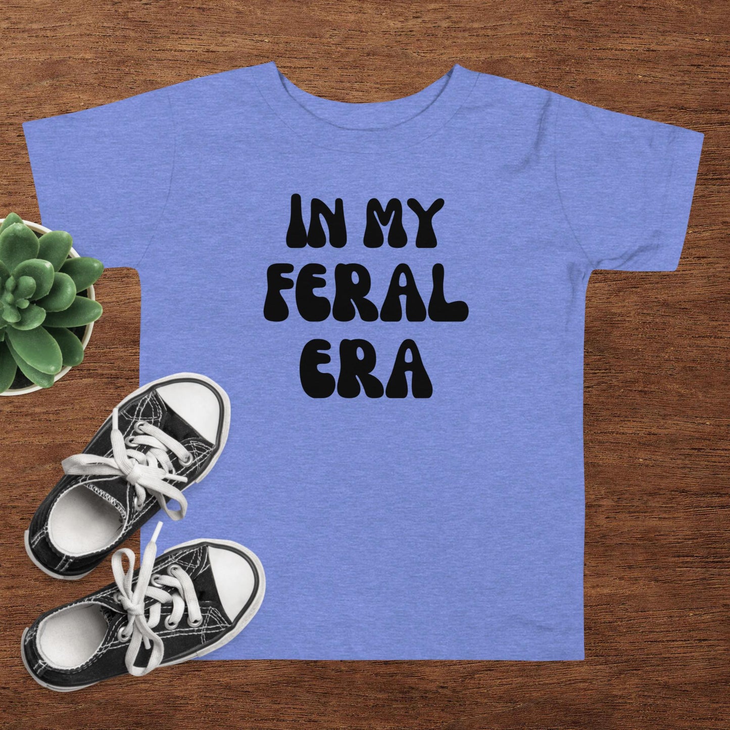 In My Feral Era Toddler Short Sleeve Tee