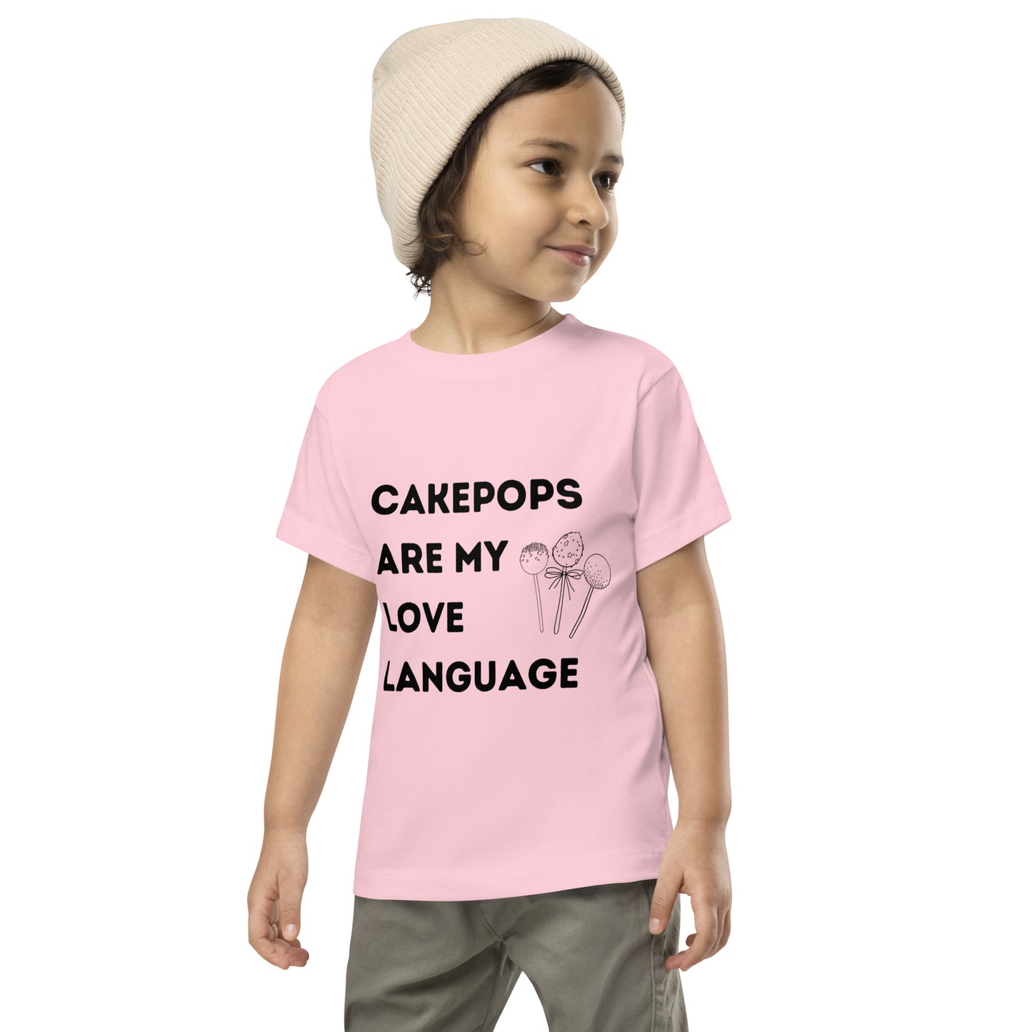 Cakepops are my LOVE Language Toddler Tee