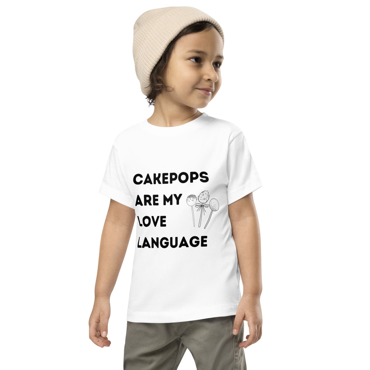 Cakepops are my LOVE Language Toddler Tee