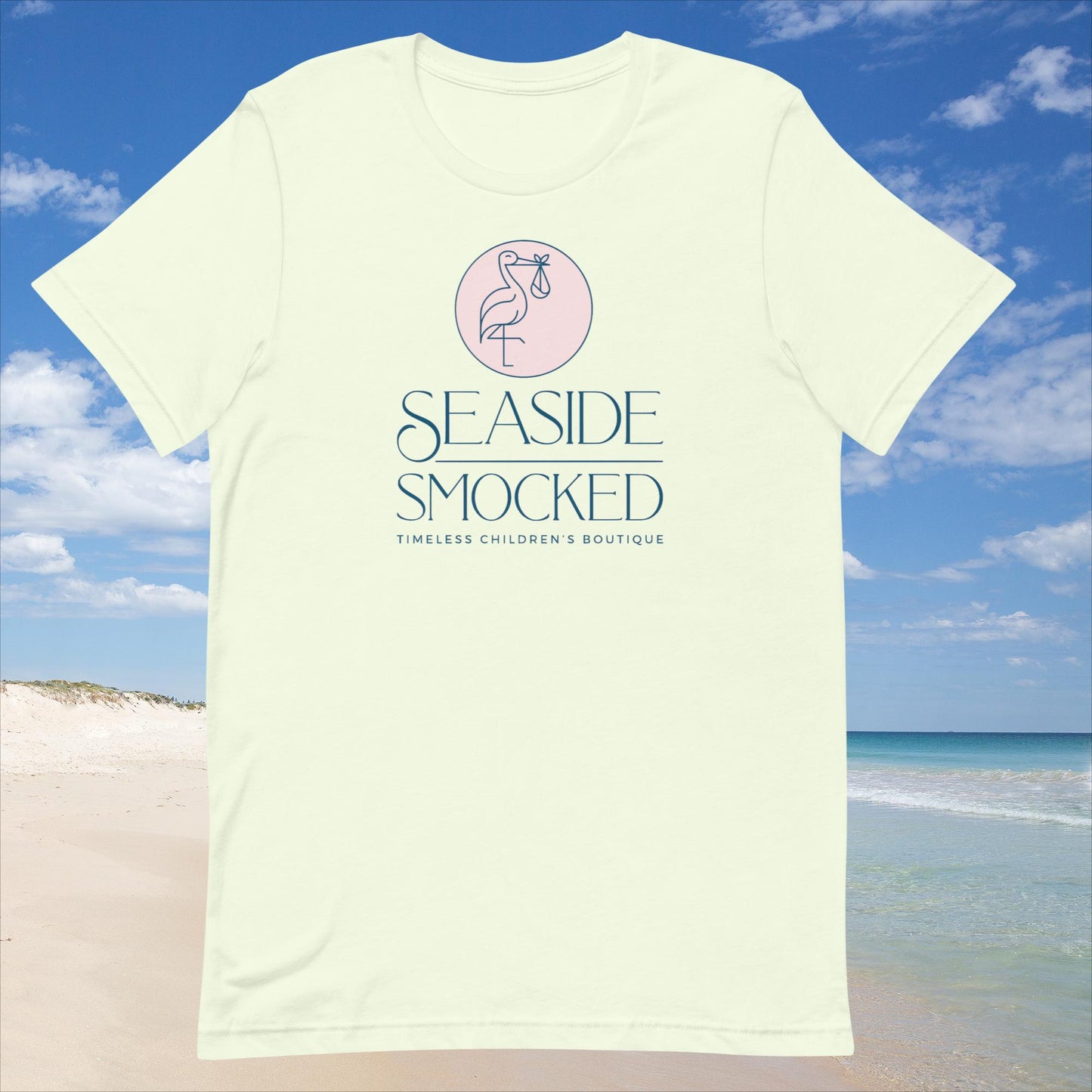 Seaside Smocked Unisex t-shirt