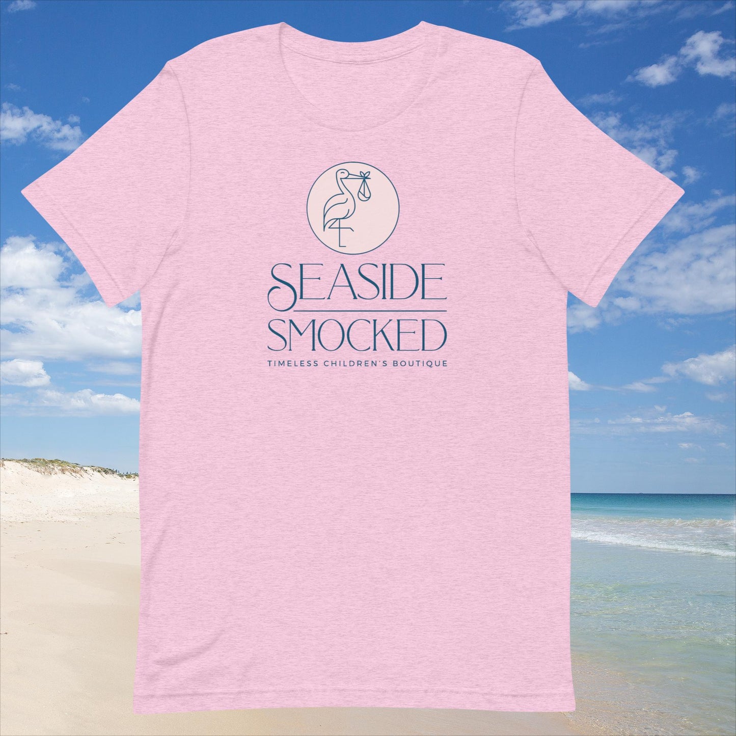 Seaside Smocked Unisex t-shirt