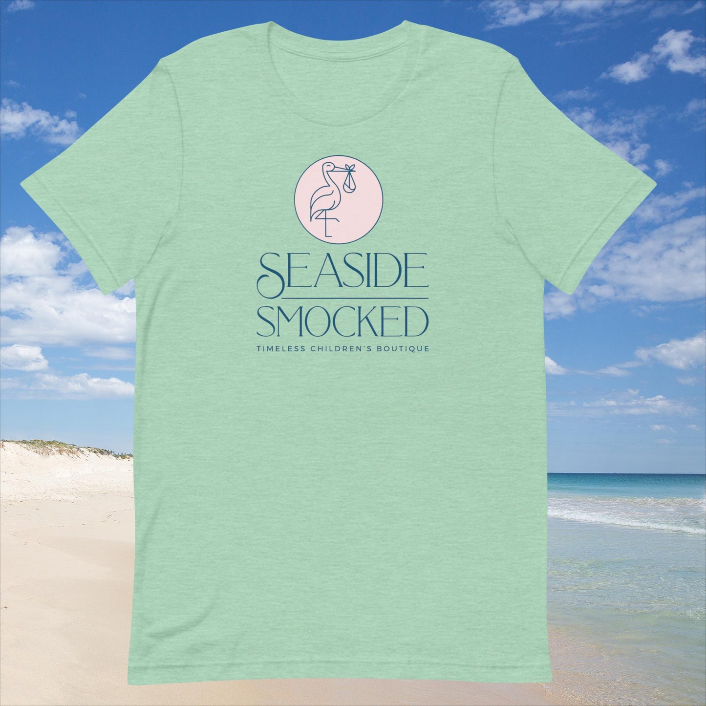 Seaside Smocked Unisex t-shirt